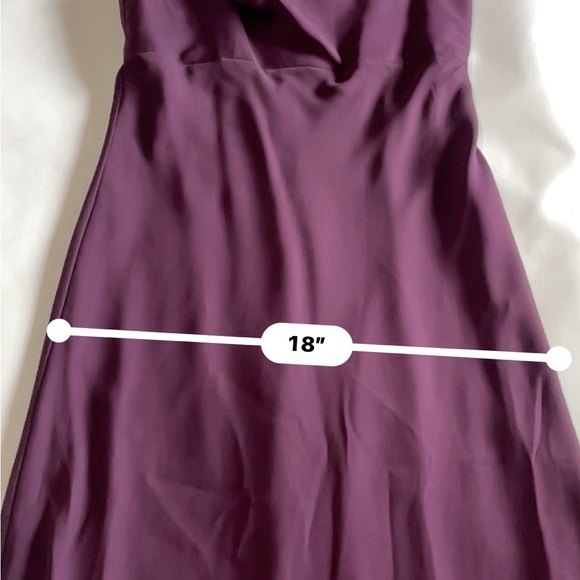 Elegant Michelangelo Purple Evening Dress - Picture 10 of 11